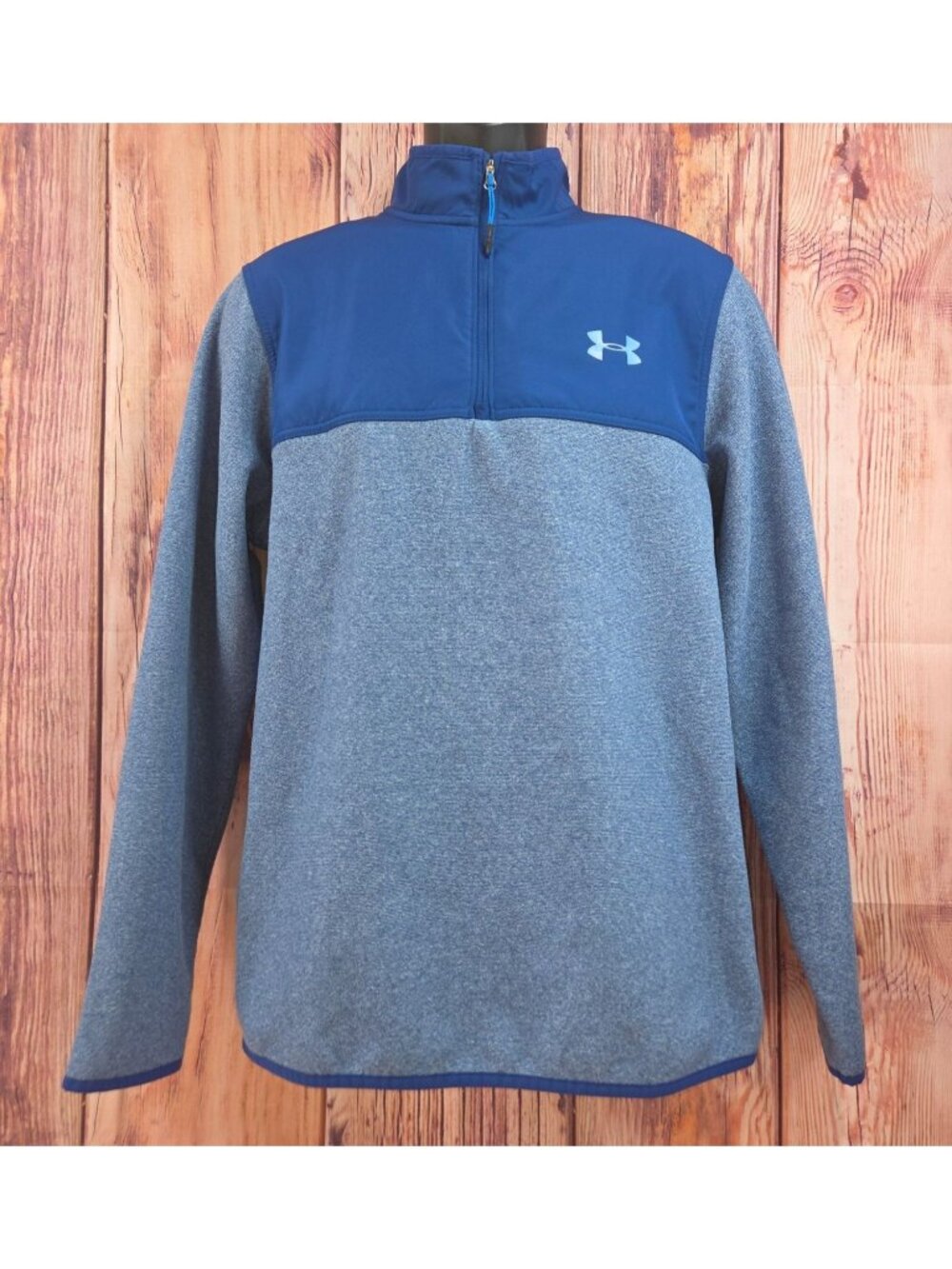 Under Armour Mens ColdGear Blue Heather Jacket Medium